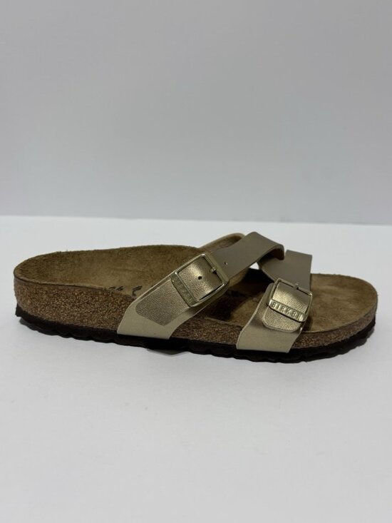Birkenstock Shoes - Birkenstock Women’s Yao Gold Strappy Sandals, Size US 5 N, EUR 36